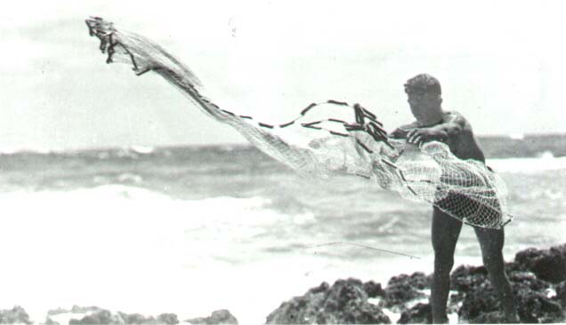 Waikiki Fishing, 1940