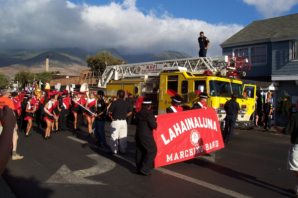 Halloween Parade Fire Truck, Lahaina, Maui