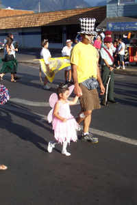 Halloween Parade Kids, Lahaina, Maui