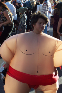 Halloween Parade Sumo, Lahaina, Maui