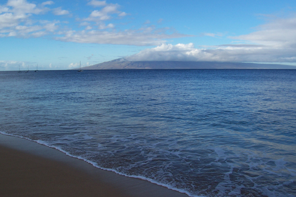 Lanai as seen from Maui Kaanapali Villas